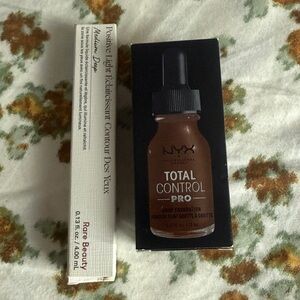 Rare Beauty and NYX bundle deep/cocoa